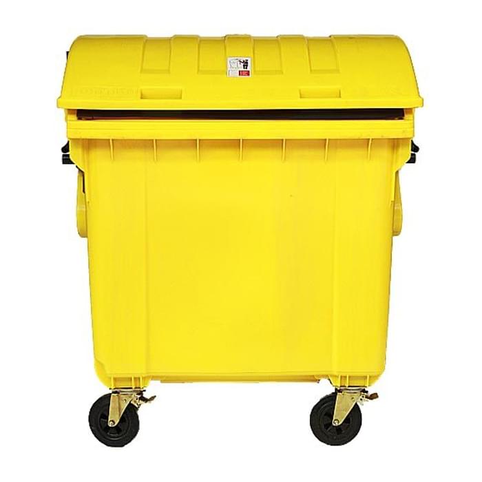 Kontejner plastový 1100 l žlutý